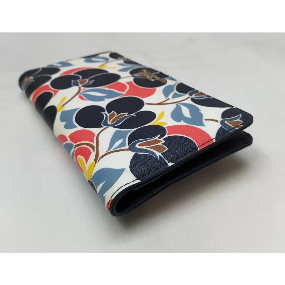 Kate Spade New York Multicolor Leather Floral Credit Card Bifold Wallet - NWoT